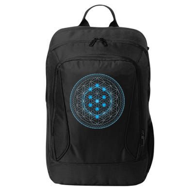 Sacred Geometry Flower Of Life With Kabbalah Tree City Backpack
