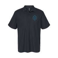 Sacred Geometry Flower Of Life With Kabbalah Tree Softstyle Adult Sport Polo