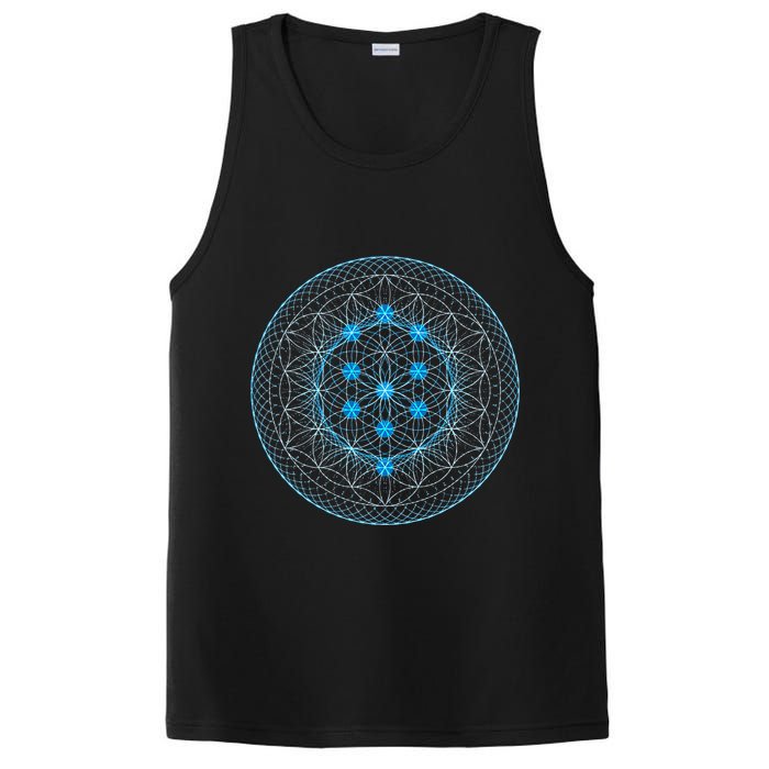 Sacred Geometry Flower Of Life With Kabbalah Tree PosiCharge Competitor Tank