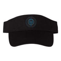 Sacred Geometry Flower Of Life With Kabbalah Tree Valucap Bio-Washed Visor