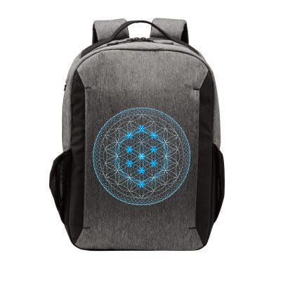 Sacred Geometry Flower Of Life With Kabbalah Tree Vector Backpack
