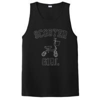 Scooter Girl Funny Broken Foot Ankle Injury Surgery Recovery PosiCharge Competitor Tank