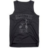 Scooter Girl Funny Broken Foot Ankle Injury Surgery Recovery Tank Top