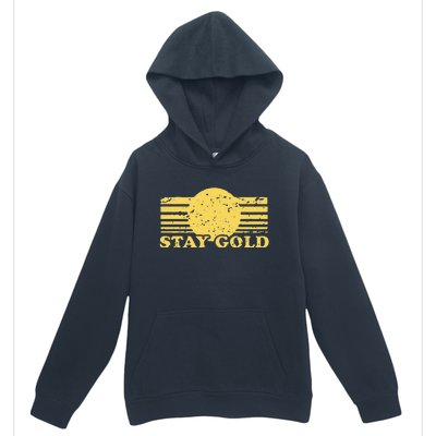 Stay Gold Funny Saying Urban Pullover Hoodie