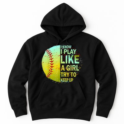 Softball Gift For Girls Hoodie