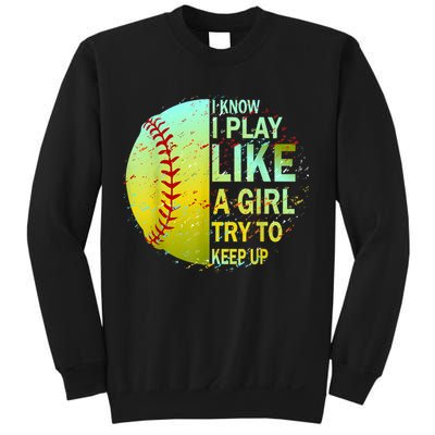 Softball Gift For Girls Sweatshirt