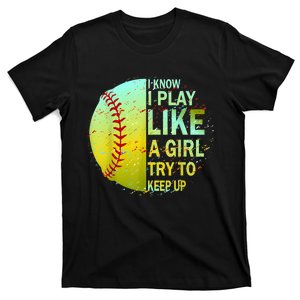 Softball Gift For Girls T-Shirt