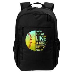 Softball Gift For Girls Daily Commute Backpack