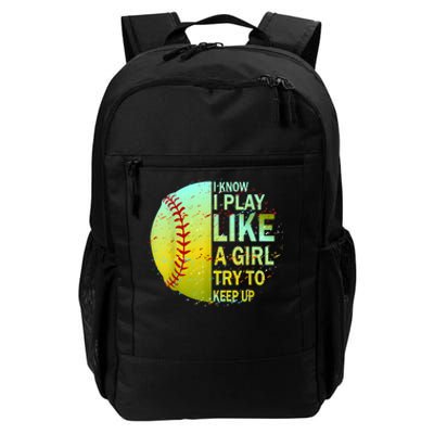 Softball Gift For Girls Daily Commute Backpack