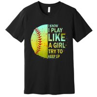 Softball Gift For Girls Premium T-Shirt