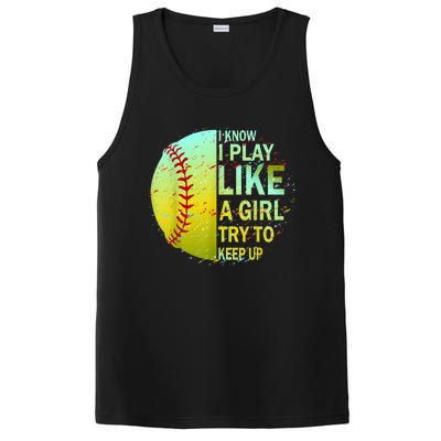 Softball Gift For Girls PosiCharge Competitor Tank