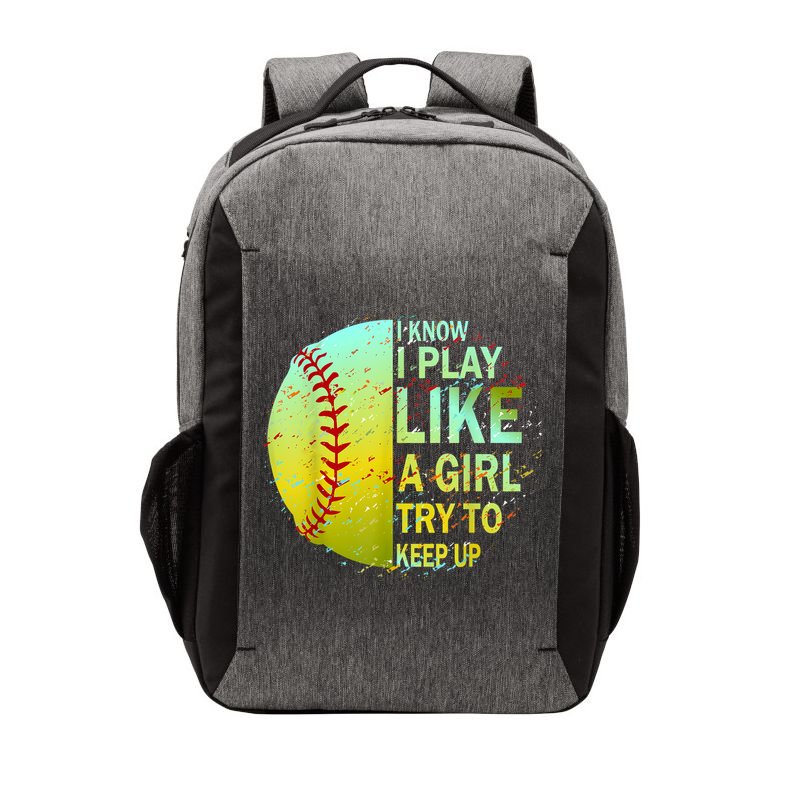 Softball Gift For Girls Vector Backpack