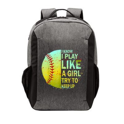 Softball Gift For Girls Vector Backpack