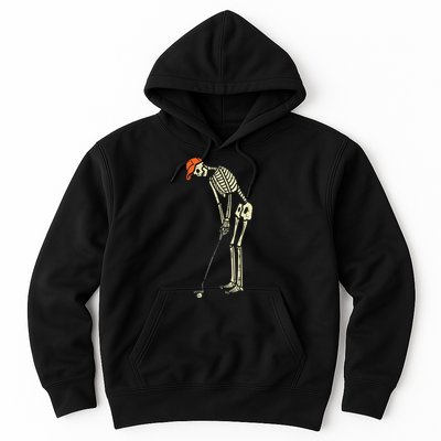 Skeleton Golf Funny Halloween Golfing Sports Golfer Hoodie