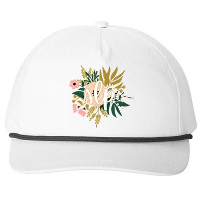 Slp Gift For Speechcute Giftlanguage Pathologist Gift Snapback Five-Panel Rope Hat