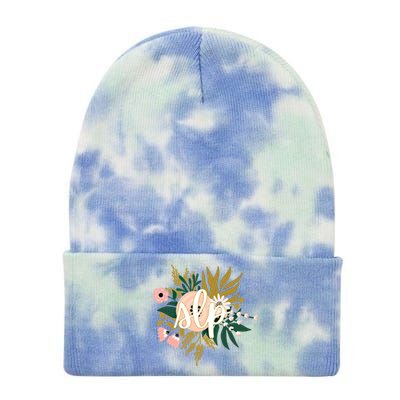 Slp Gift For Speechcute Giftlanguage Pathologist Gift Tie Dye 12in Knit Beanie