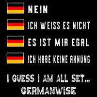 Speaking German Funny Deutsch Student German Language Impact Tech Backpack