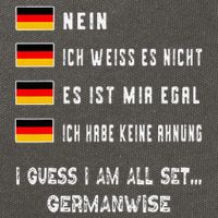 Speaking German Funny Deutsch Student German Language Cotton Canvas Backpack