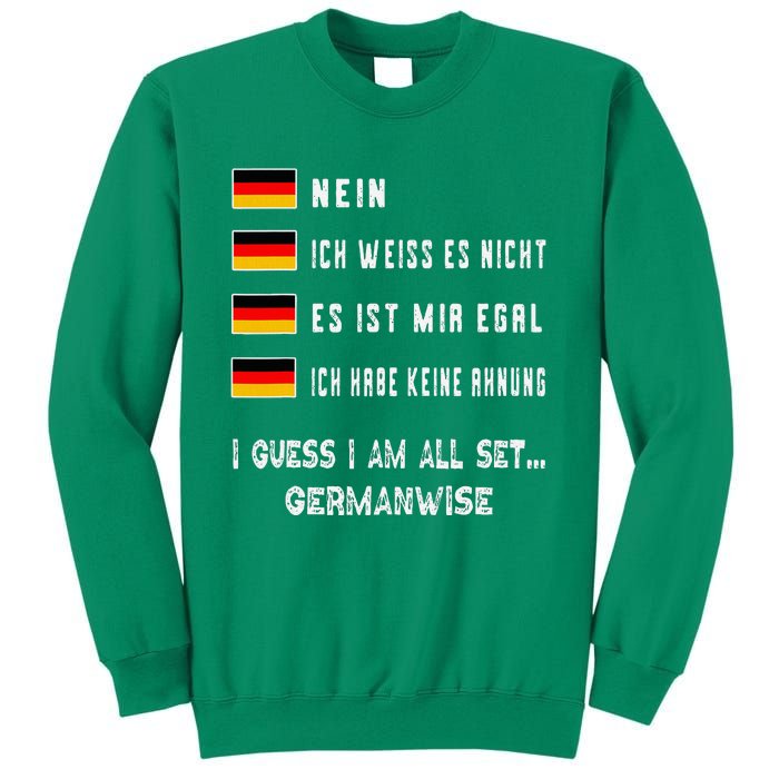 Speaking German Funny Deutsch Student German Language Sweatshirt