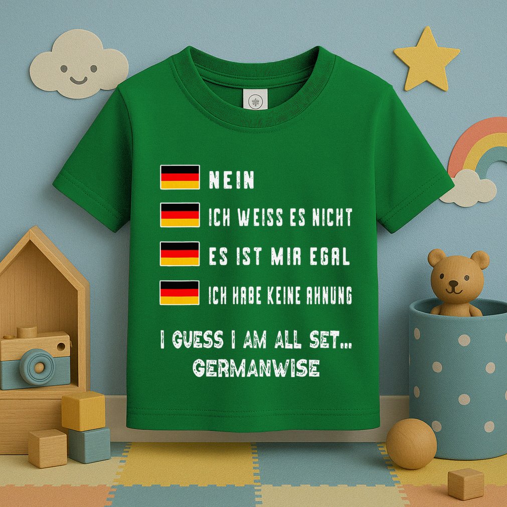 Speaking German Funny Deutsch Student German Language Toddler T-Shirt