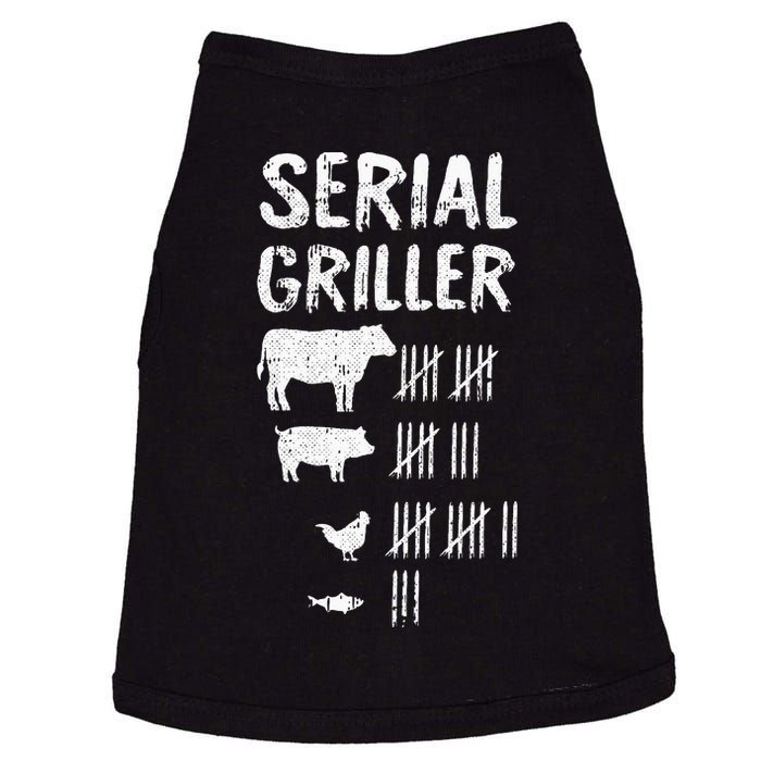 Serial Griller Fathers Day Funny Grilling Grill BBQ Master Doggie Tank