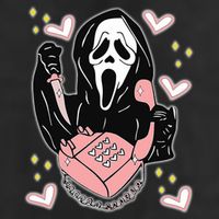 Scary Ghost Face Phone Ghostface Calling Cool Comfort Performance Bucket Hat