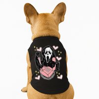 Scary Ghost Face Phone Ghostface Calling Doggie Tank