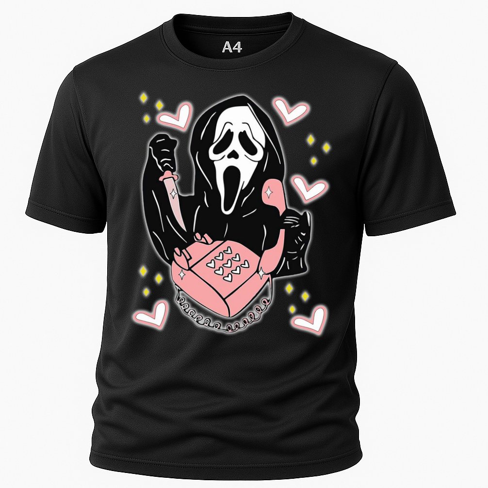 Scary Ghost Face Phone Ghostface Calling Performance Shirt