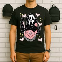 Scary Ghost Face Phone Ghostface Calling T-Shirt