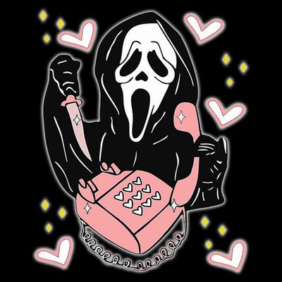 Scary Ghost Face Phone Ghostface Calling T-Shirt