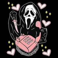 Scary Ghost Face Phone Ghostface Calling T-Shirt