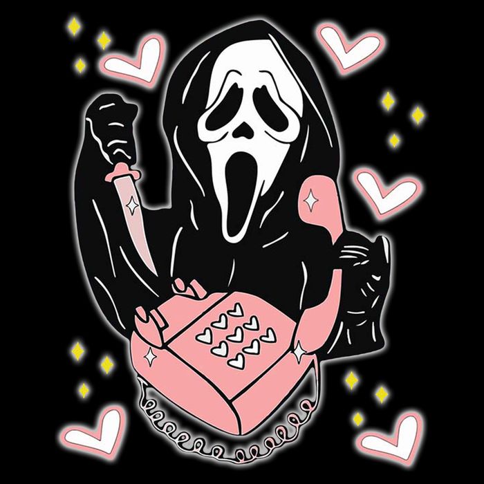Scary Ghost Face Phone Ghostface Calling T-Shirt