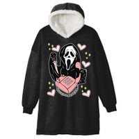 Scary Ghost Face Phone Ghostface Calling Hooded Wearable Blanket