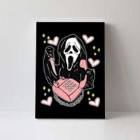 Scary Ghost Face Phone Ghostface Calling Canvas