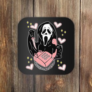 Scary Ghost Face Phone Ghostface Calling Coaster