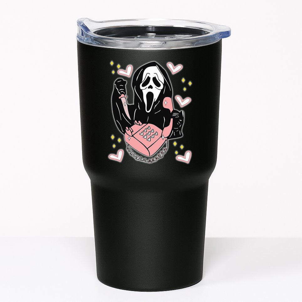 Scary Ghost Face Phone Ghostface Calling Tumbler