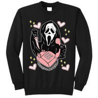 Scary Ghost Face Phone Ghostface Calling Tall Sweatshirt