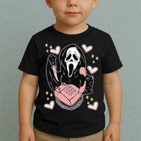 Scary Ghost Face Phone Ghostface Calling Toddler T-Shirt
