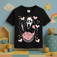 Scary Ghost Face Phone Ghostface Calling Toddler T-Shirt