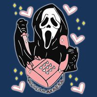 Scary Ghost Face Phone Ghostface Calling Infant Baby Jersey Bodysuit