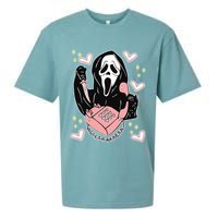 Scary Ghost Face Phone Ghostface Calling Sueded Cloud Jersey T-Shirt