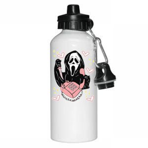 Scary Ghost Face Phone Ghostface Calling Aluminum Water Bottle