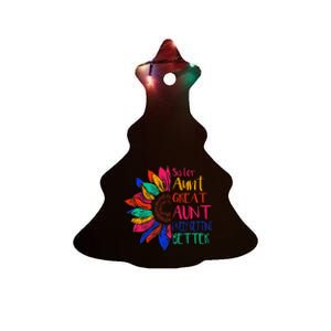 Sister Aunt Great Aunt I Just Keep Getting Better New Auntie  Ceramic Tree Ornament