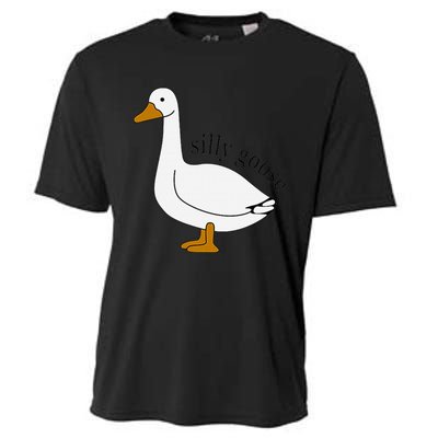 Silly Goose Funny Goose Meme Cute Goose Trendy Clothing Cooling Performance Crew T-Shirt