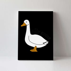 Silly Goose Funny Goose Meme Cute Goose Trendy Clothing Canvas