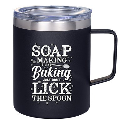 Soapmaking Gift For Soapmakers Makers Handmade Soap Making Gift 12oz Stainless Steel Coffee Mug