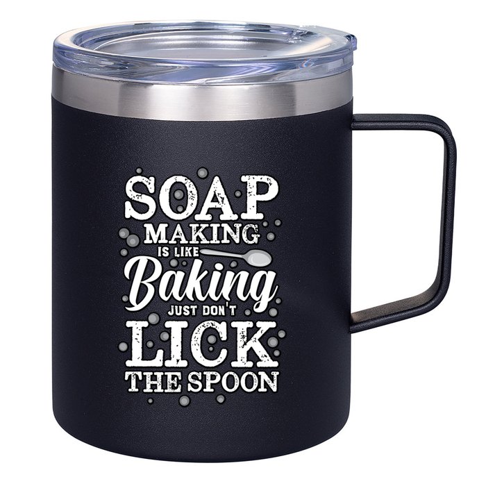 Soapmaking Gift For Soapmakers Makers Handmade Soap Making Gift 12oz Stainless Steel Coffee Mug