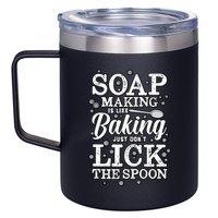 Soapmaking Gift For Soapmakers Makers Handmade Soap Making Gift 12oz Stainless Steel Coffee Mug