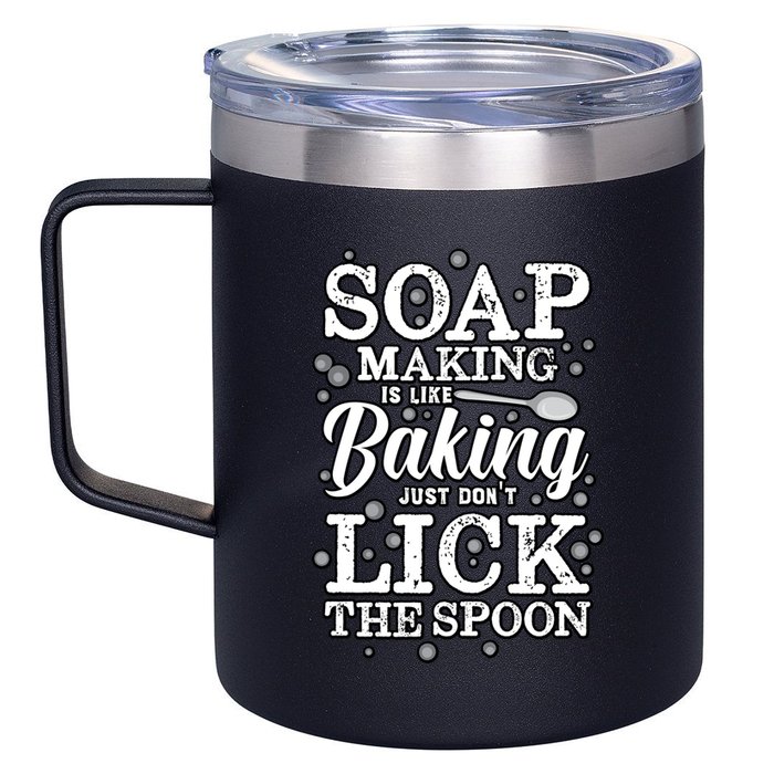 Soapmaking Gift For Soapmakers Makers Handmade Soap Making Gift 12oz Stainless Steel Coffee Mug