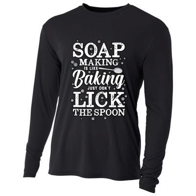 Soapmaking Gift For Soapmakers Makers Handmade Soap Making Gift Cooling Performance Long Sleeve Crew